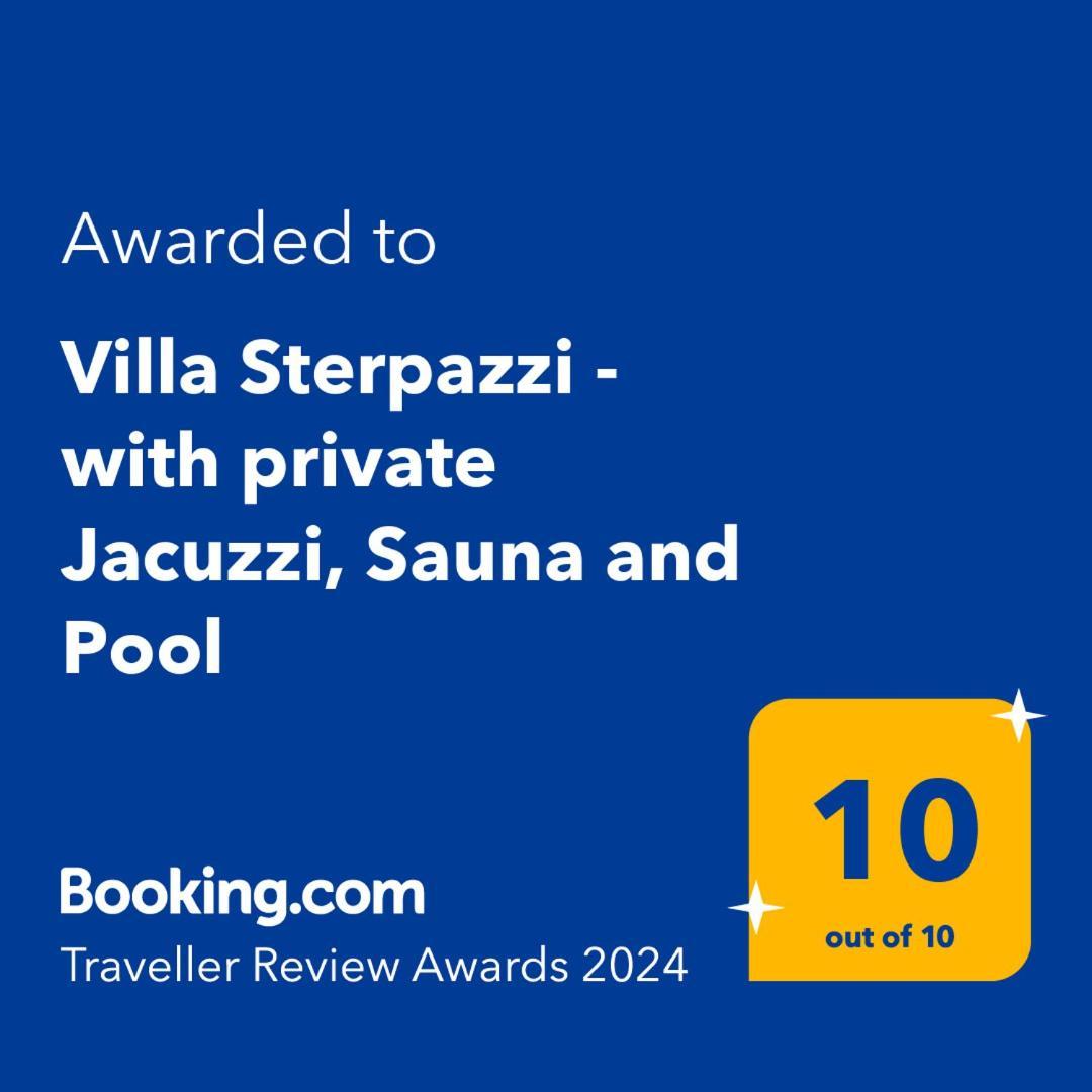 Villa Sterpazzi - Near Porec With Sea View, Private Jacuzzi, Sauna And Pool Visnjan Exterior photo